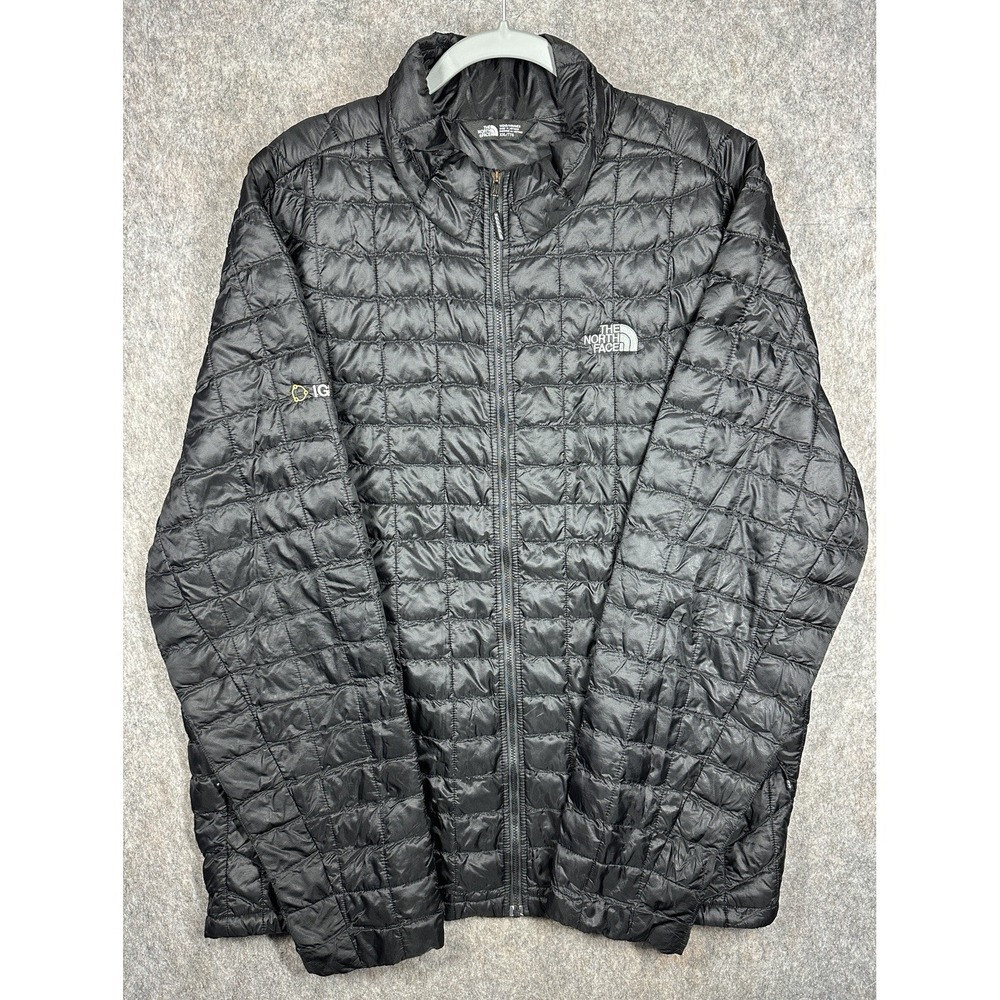 The North Face ThermoBall Jacket Mens XXL Black‎ Puffer Lightweight